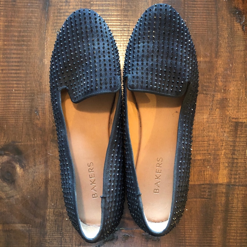 Bakers Audition Rhinestone Embellished Loafers
